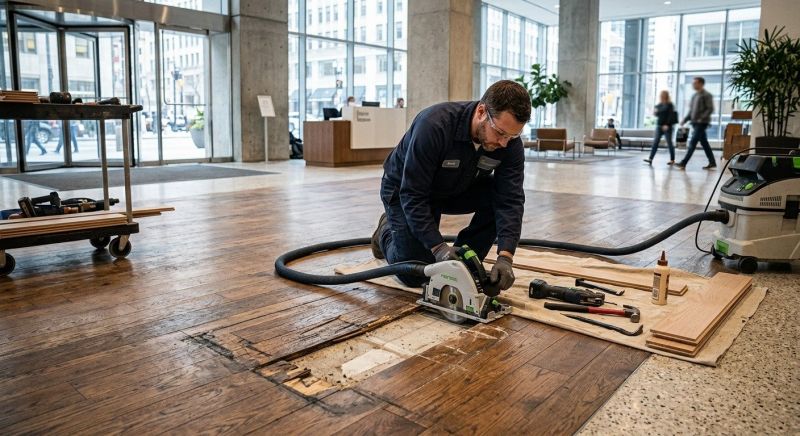 Wood Floor Service in Wells, ME