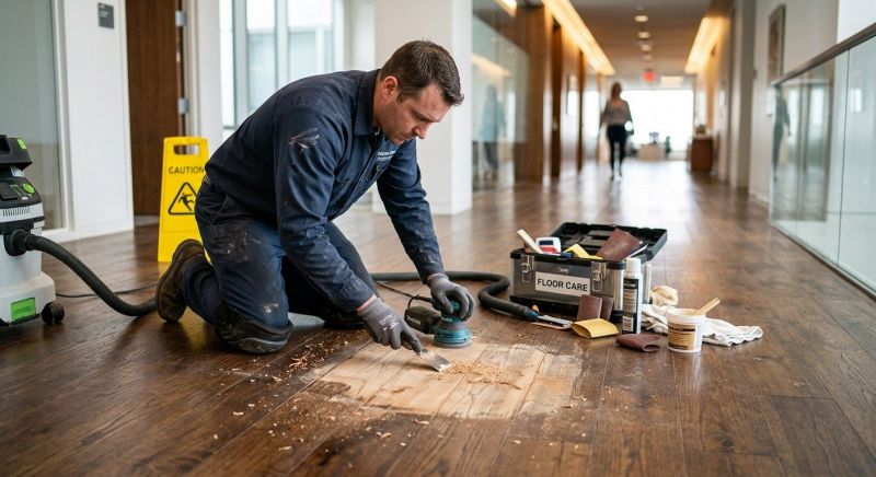 Wood Floor Service in Wells, ME