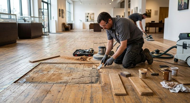 Wood Floor Service in Wells, ME