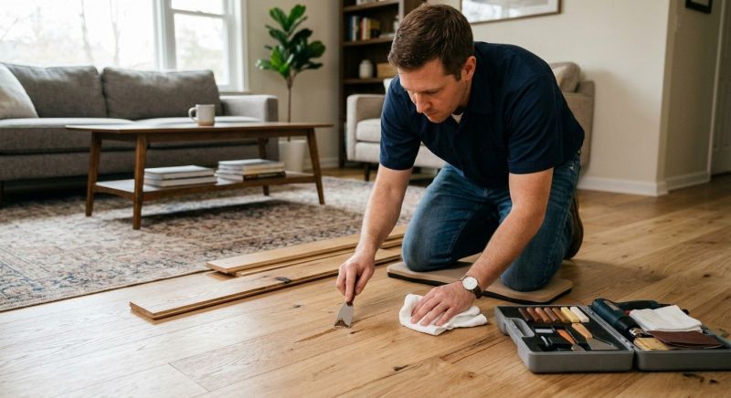 Wood Floor Service in Wells, ME