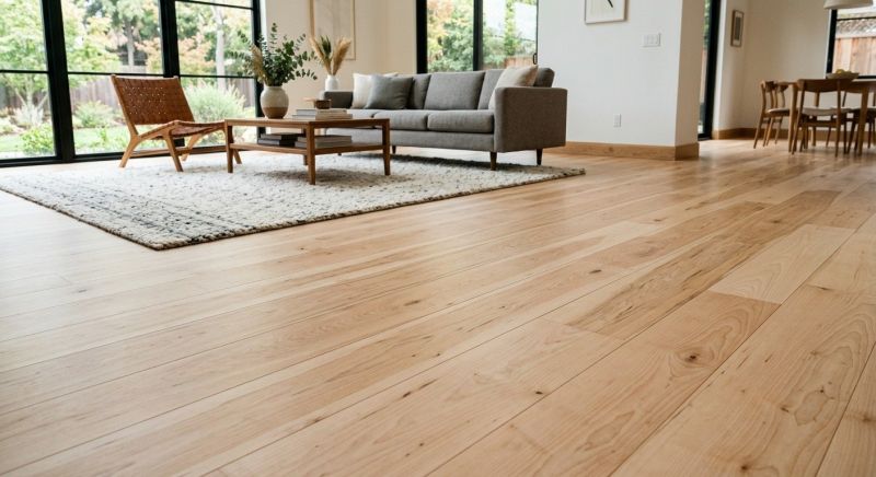 Birch Floor Installation in Wells, ME