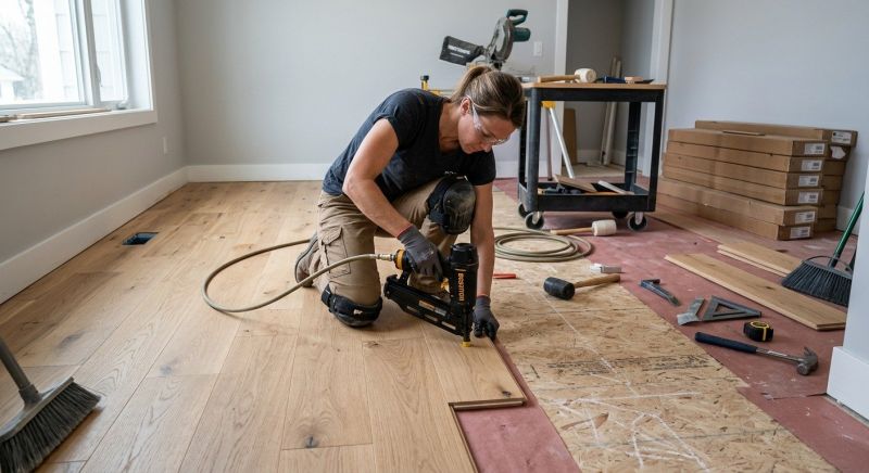 Hardwood Floor Installation in Berwick, ME