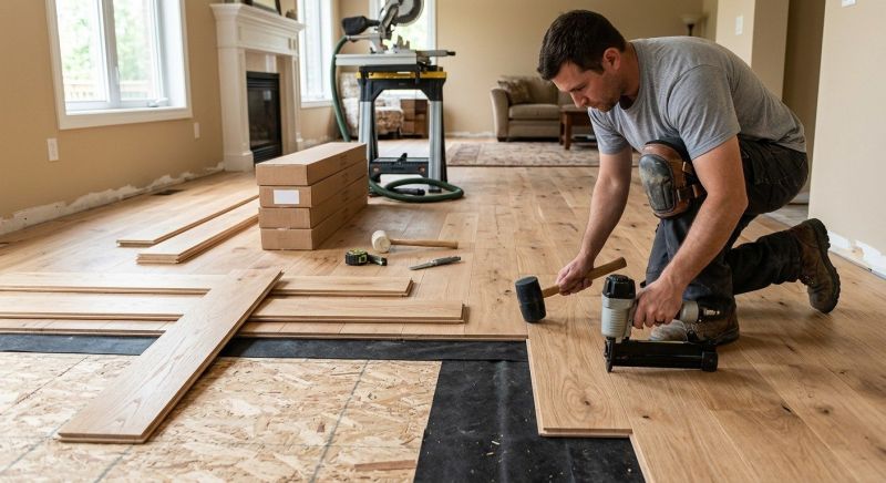 Hardwood Floor Installation in Cape Neddick, ME