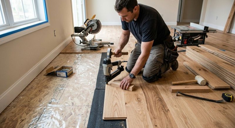 Hardwood Floor Installation in Greenland, NH