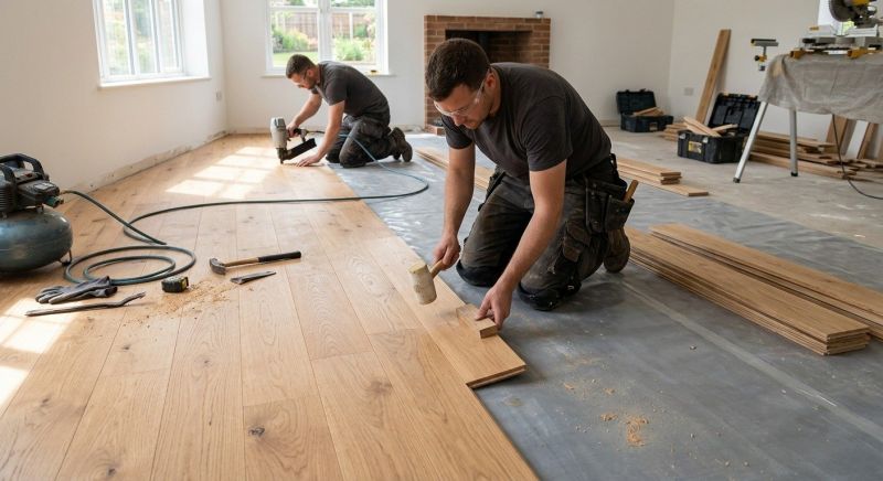 Hardwood Floor Installation in Ogunquit, ME