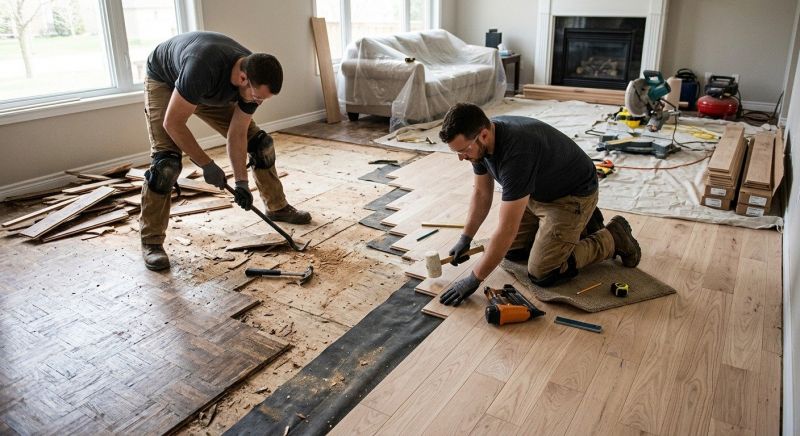 Hardwood Replacement in Sanford, ME