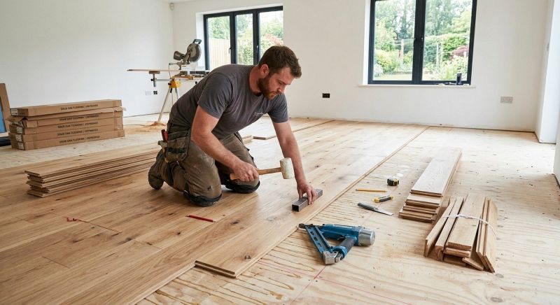Oak Floor Installation in York, ME