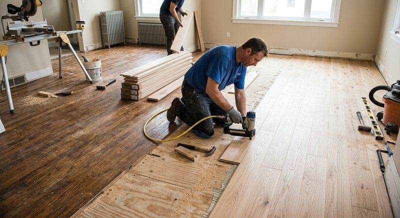 Wood Floor Replacement in Cape Neddick, ME