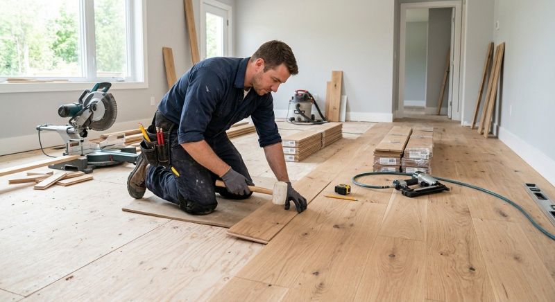 Wood Floor Replacement in Ogunquit, ME
