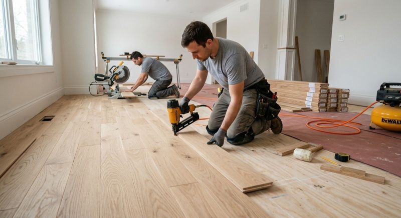 Wood Floor Replacement in Ogunquit, ME