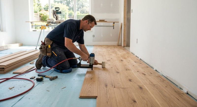 Wood Flooring Installation in Wells, ME