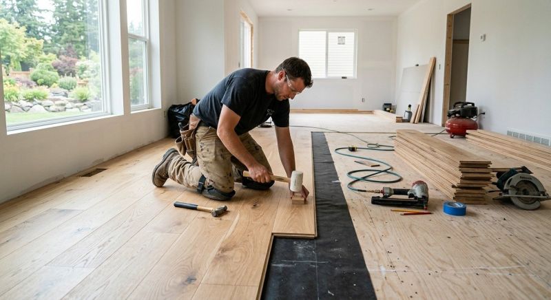 Wood Flooring Installation in Rye, NH